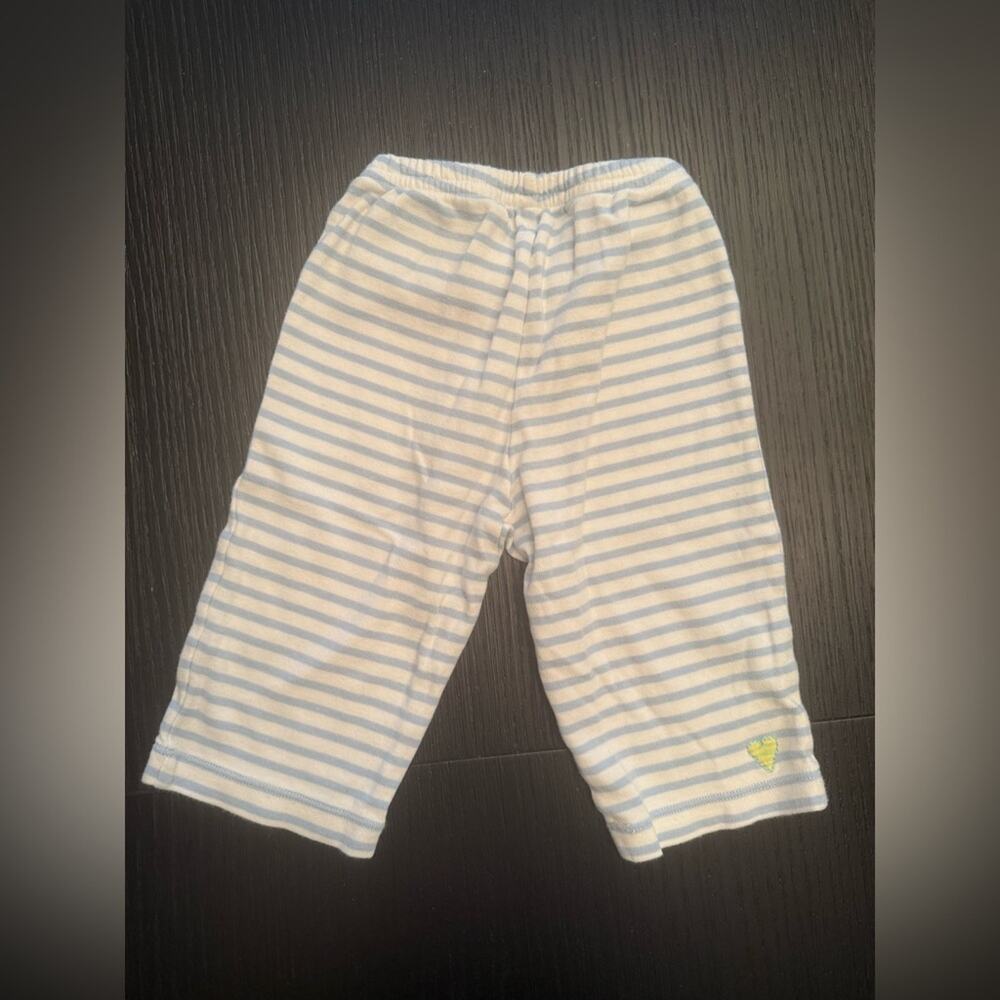 Pottery Barn Kids Striped 100% Cotton Pants Size 6 - 12 Months - Picture 6 of 7